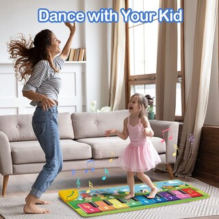 Foto 7 | Alfombrilla De Piano Musical Foki Floor Para Niños Pequeños, Juguete Educativo - Venta Internacional.