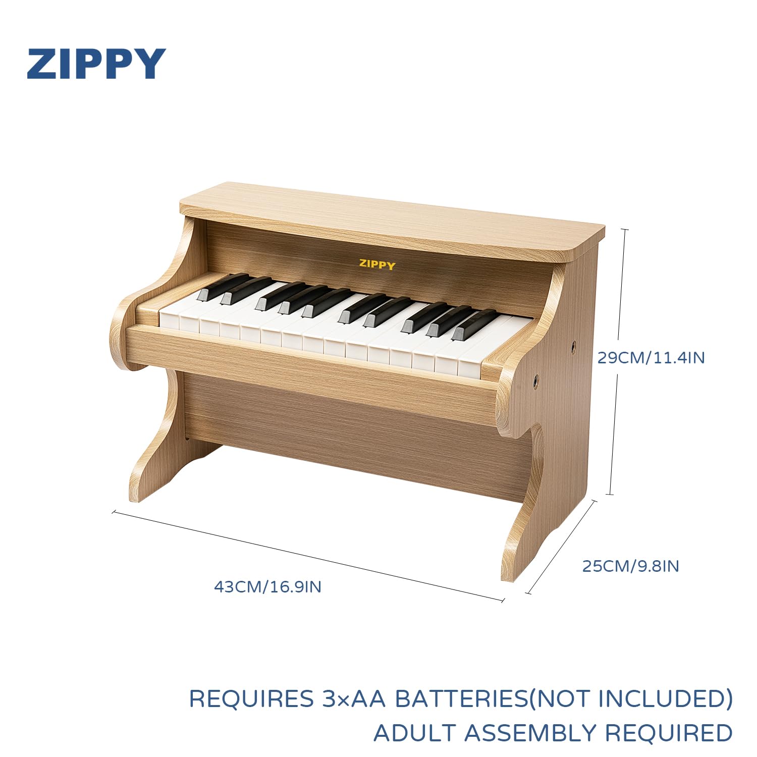 Foto 4 pulgar | Piano Infantil Zippy de Madera-Venta Internacional