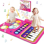 Alfombrilla de Piano Musical Aitbay con Pilas para Niños de 1 a 3 años