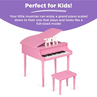 Foto 6 | Minipiano de cola Best Choice Kids de 30 teclas con banco y pegatinas Ideal para niños - Venta Internacional