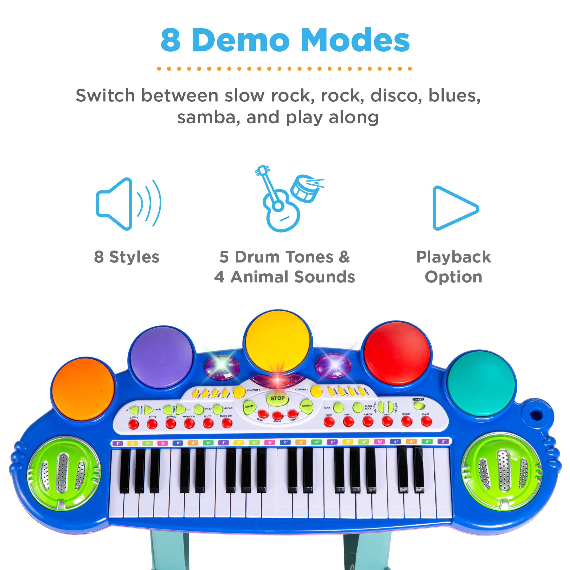 Foto 4 pulgar | Instrumento Musical Electrónico Best Choice, 37 Teclas para Niños - Venta Internacional