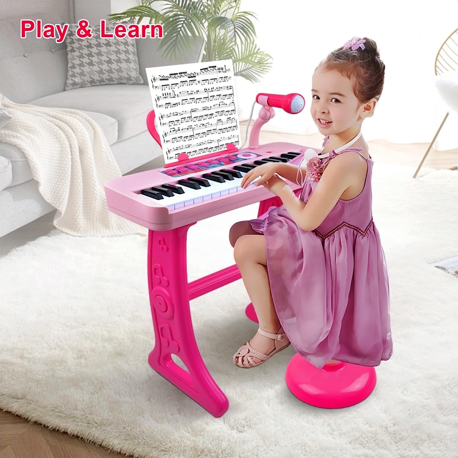 Foto 4 pulgar | Teclado de Juguete Love&mini Musical-Venta Internacional