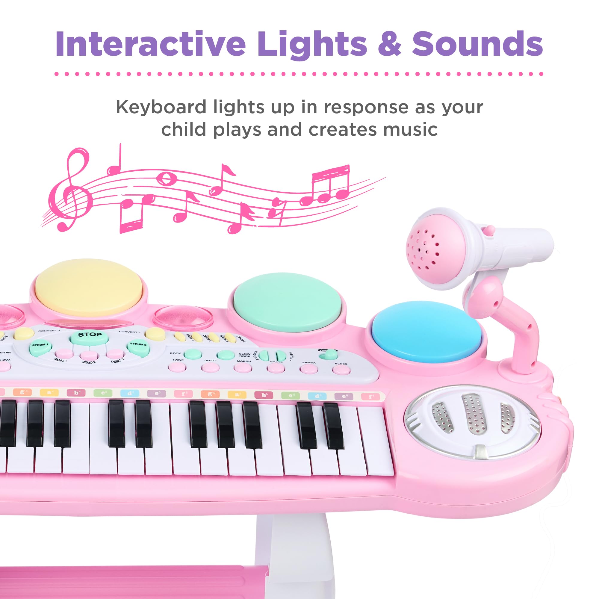 Foto 3 pulgar | Instrumento Musical Electrónico Para Niños Best Choice, 37 Teclas - Venta Internacional.