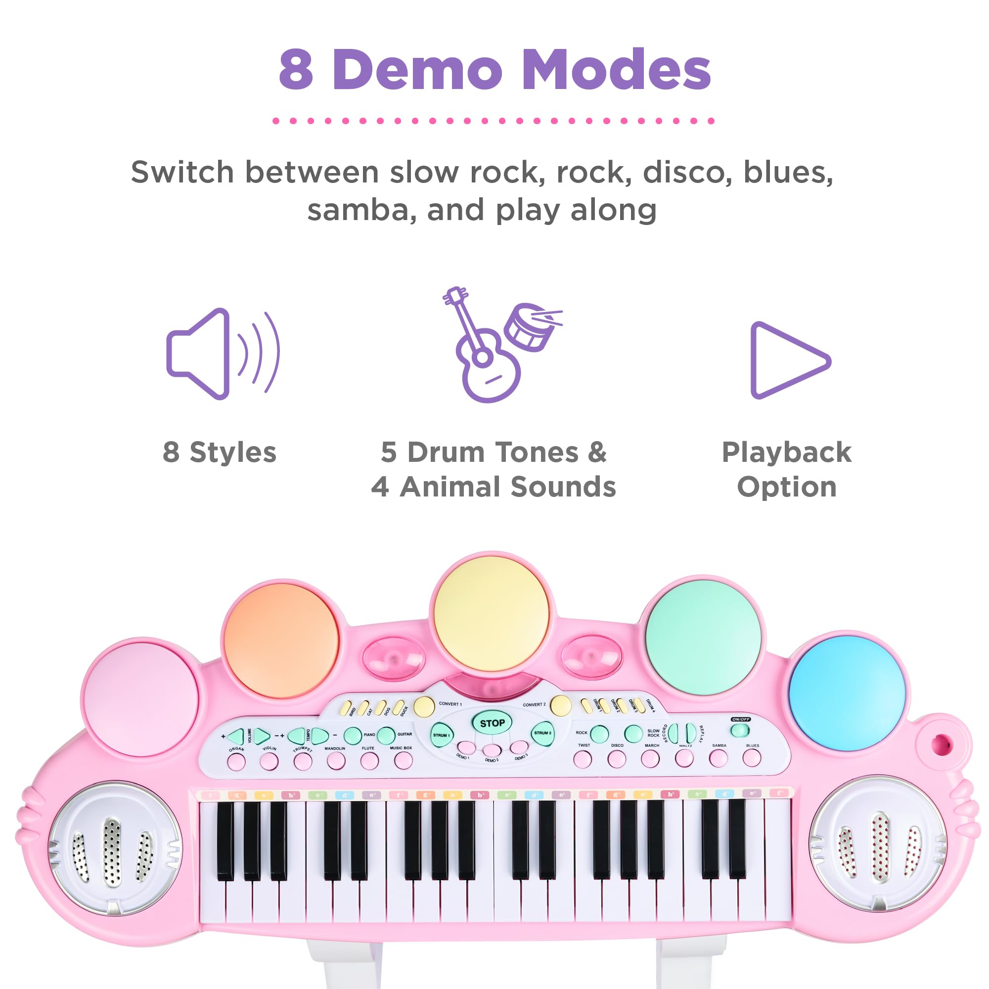 Foto 4 pulgar | Instrumento Musical Electrónico Para Niños Best Choice, 37 Teclas - Venta Internacional.