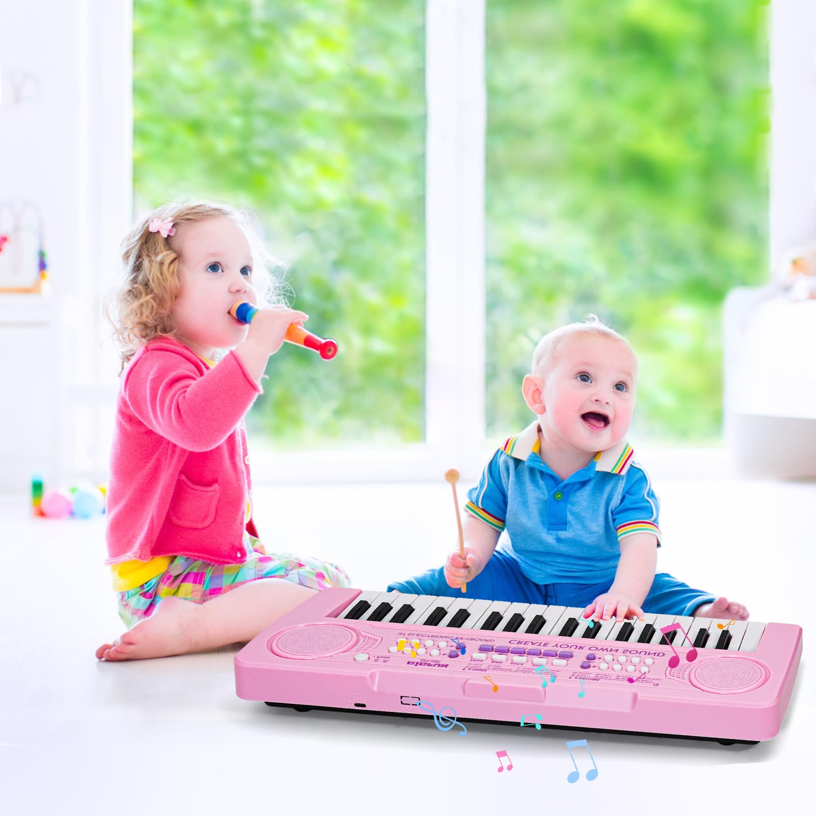 Foto 8 pulgar | Teclado de Juguete Raimy Portátil para Niños - Venta Internacional