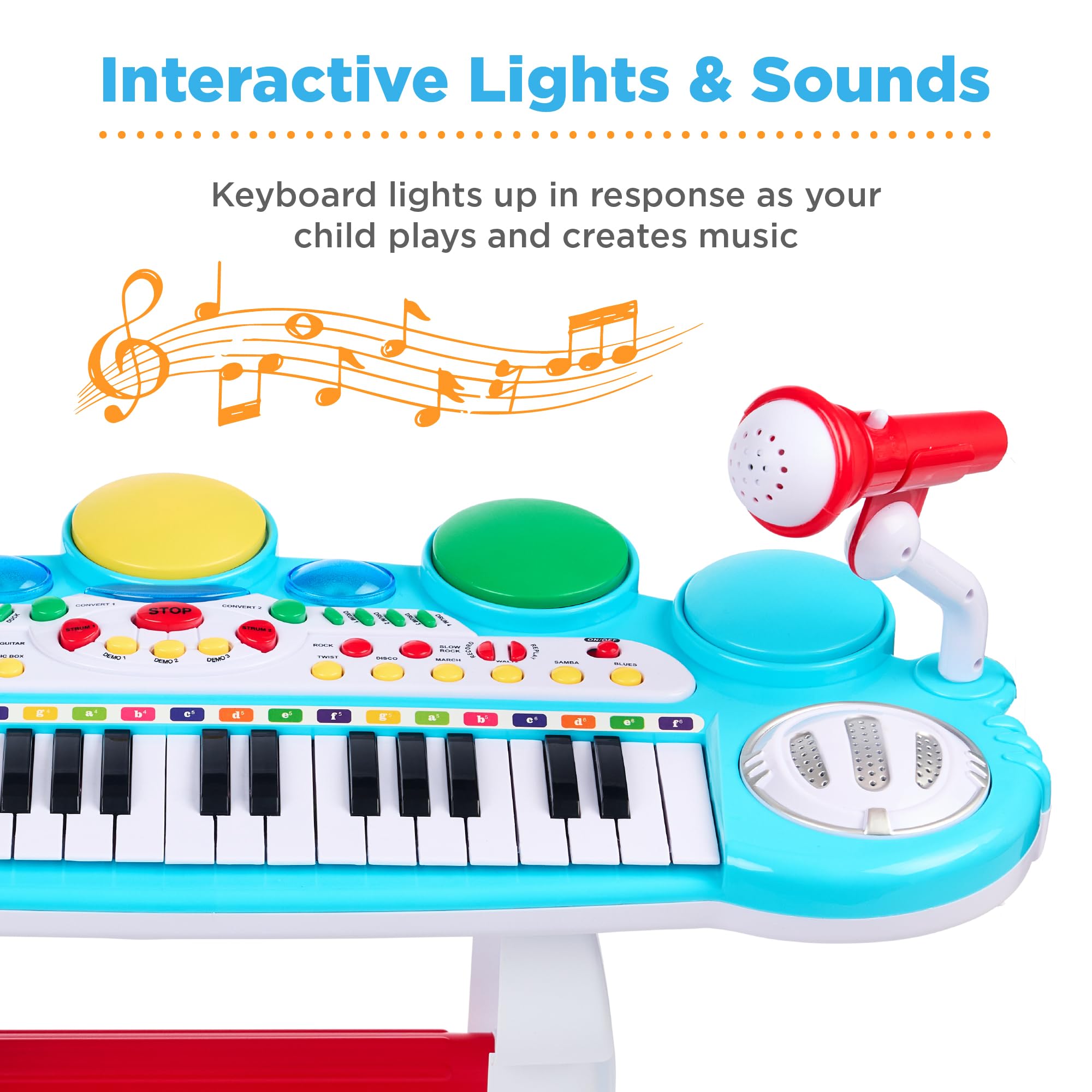 Foto 2 | Instrumento Musical Electrónico Para Niños Best Choice, 37 Teclas - Venta Internacional.