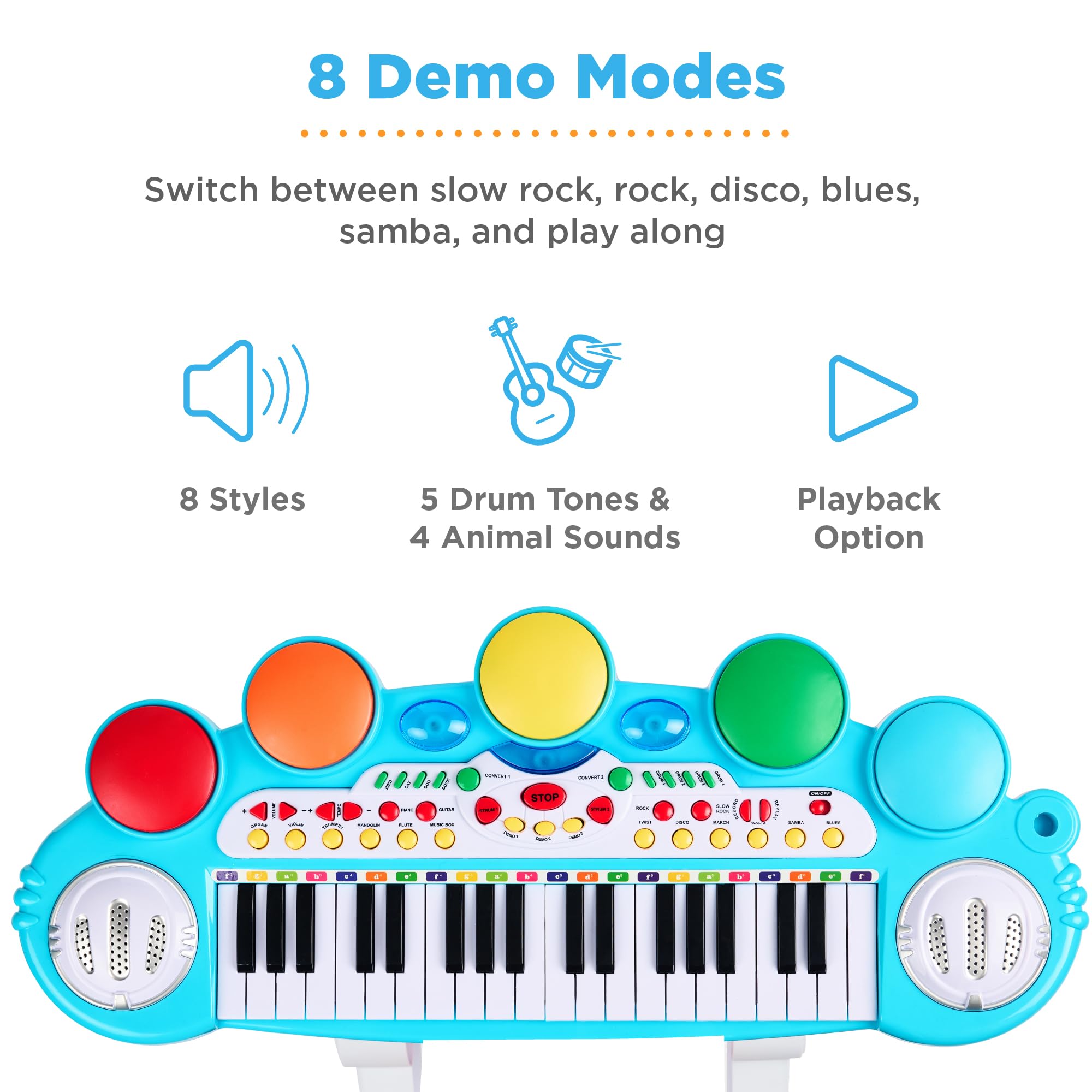 Foto 4 pulgar | Instrumento Musical Electrónico Para Niños Best Choice, 37 Teclas - Venta Internacional.