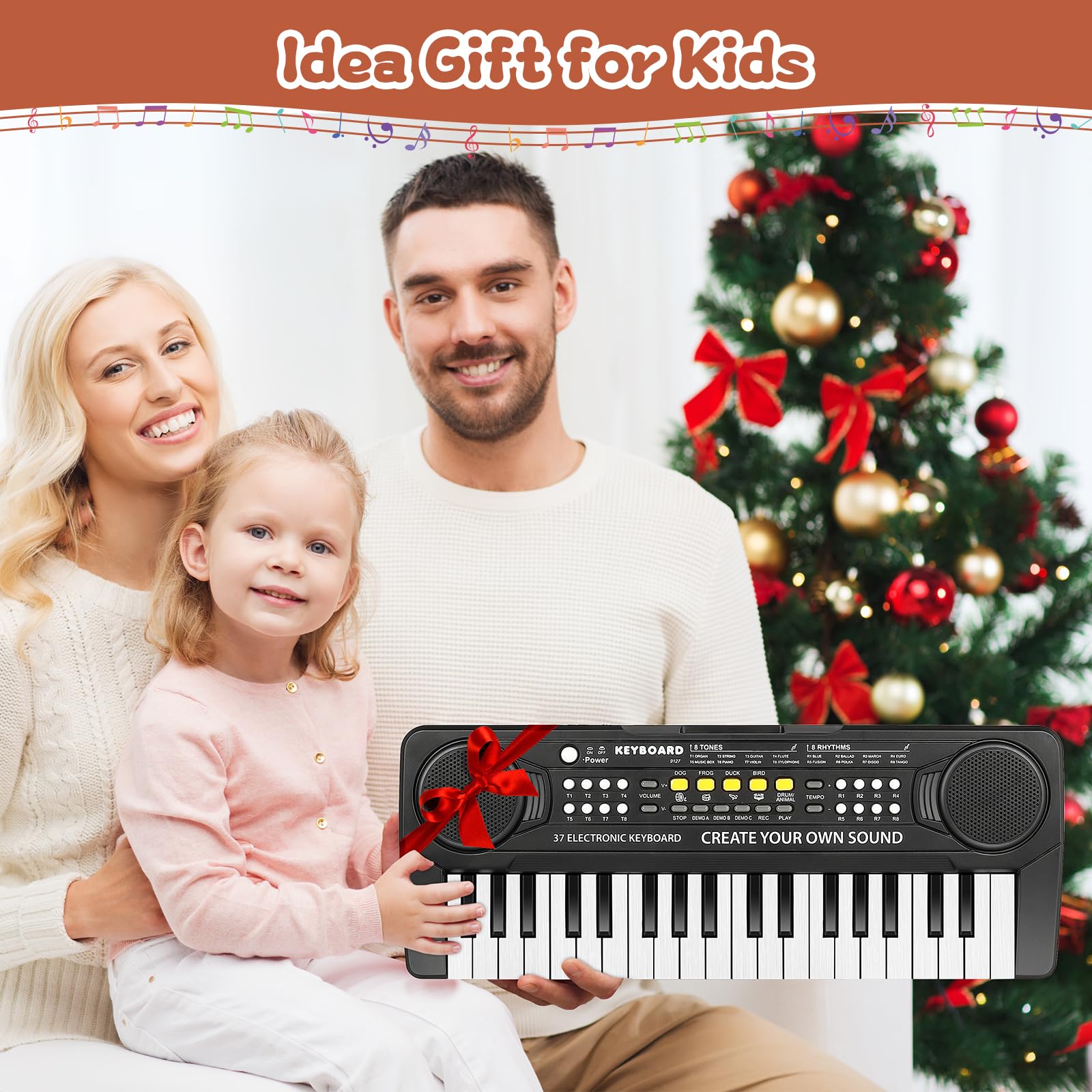 Foto 7 pulgar | Piano De Teclado M Sanmersen De 37 Teclas Para Niños De 3 A 6 Años Con Micrófono - Venta Internacional.