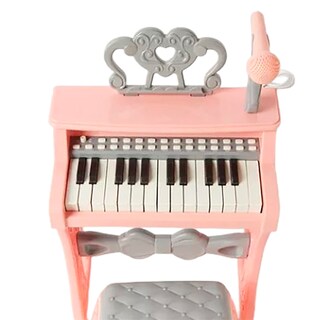 Foto 2 | Mini Piano Infantil Con Micrófono, Banco Y Atril