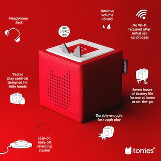 Foto 3 | Set De Inicio Con Reproductor De Audio Toniebox Con 5 Tonos Para Niños Mayores De 3 Años - Venta Internacional.