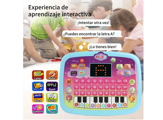 Foto 4 pulgar | Xtellar Tableta Musical Didáctica Interactiva Para Niños