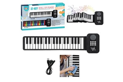 Foto 1 | Xtellar Piano Enrollable Premium Portátil 49 Teclas De Silicona Instrumento Multicolor Y Compacto Ideal Para Viajes