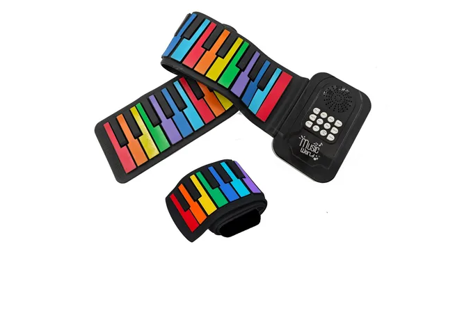 Foto 2 pulgar | Piano Portátil Xtellar Enrollable De 49 Teclas En Silicona - Herramienta Educativa Musical Multicolor