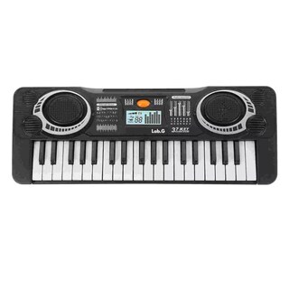 Foto 1 | 37 Teclas Mini Piano Electrónico Juguete Musical Para Niños Lab.g Negro Con Blanco