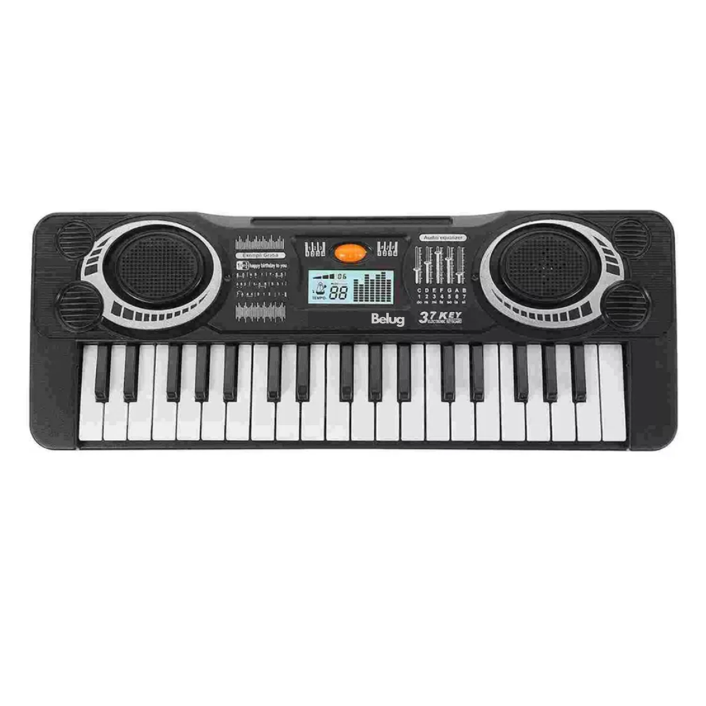 Foto 2 pulgar | ''37 Teclas Mini Piano Electrónico Juguete Musical Para Niños Belug  Negro Con Blanco