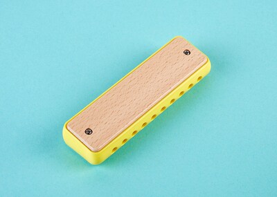 Foto 2 | Juguete Musical De Madera Harmonica Hape Blues Con 10 Agujeros Para Niños - Venta Internacional.
