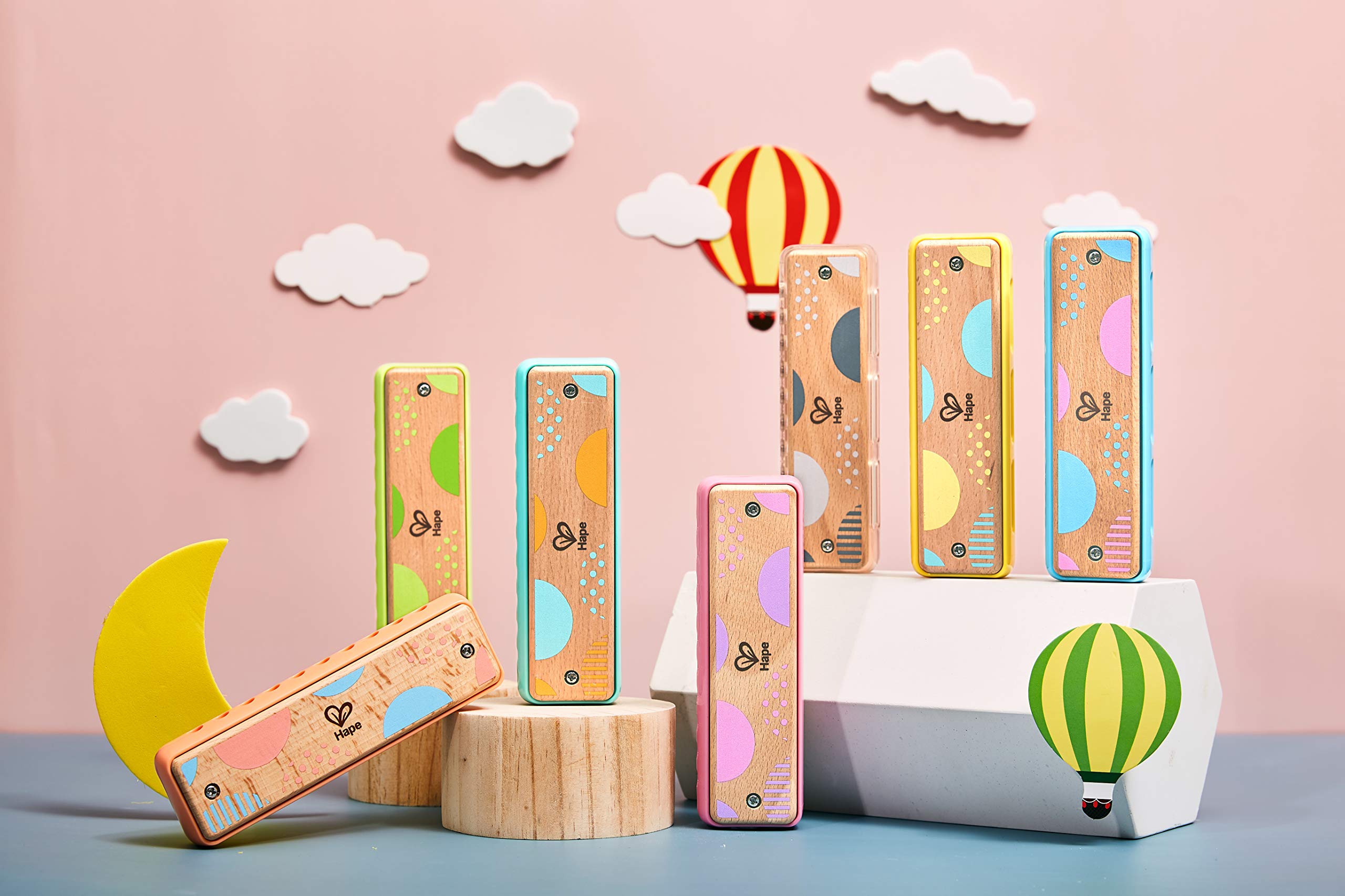 Foto 4 pulgar | Juguete Musical De Madera Harmonica Hape Blues Con 10 Agujeros Para Niños - Venta Internacional.