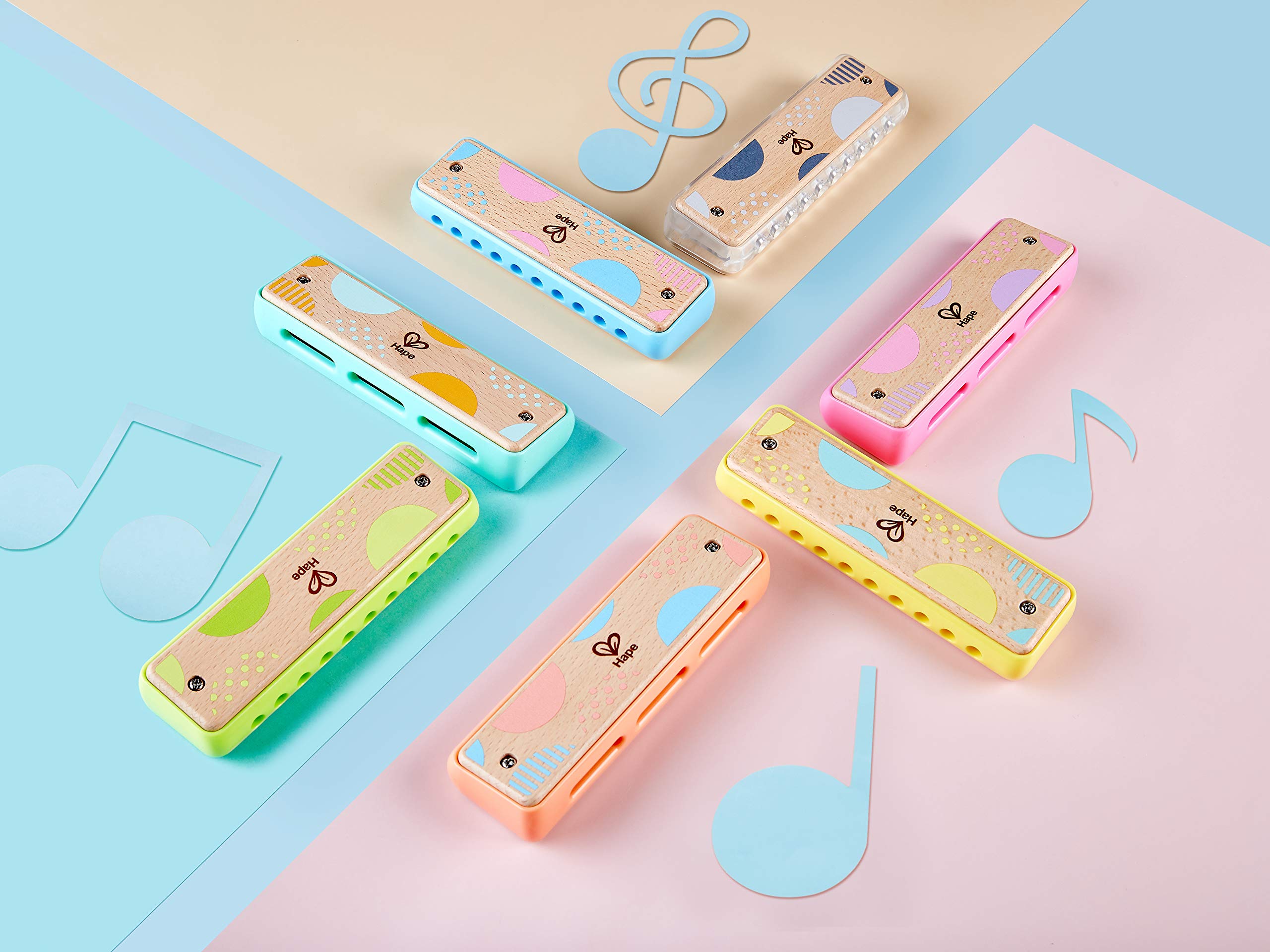 Foto 6 pulgar | Juguete Musical De Madera Harmonica Hape Blues Con 10 Agujeros Para Niños - Venta Internacional.