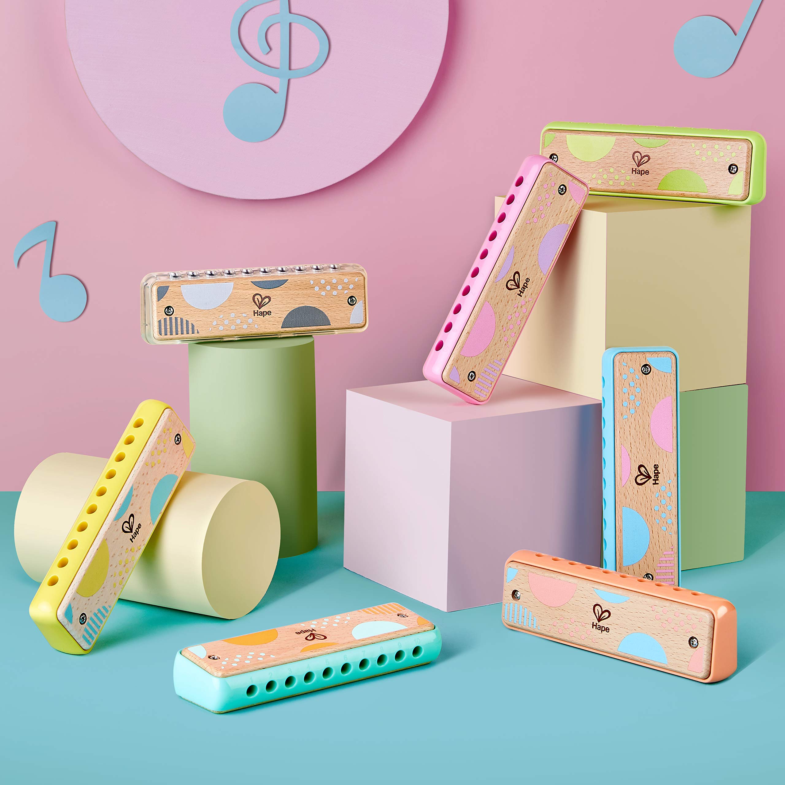 Foto 7 pulgar | Juguete Musical De Madera Harmonica Hape Blues Con 10 Agujeros Para Niños - Venta Internacional.