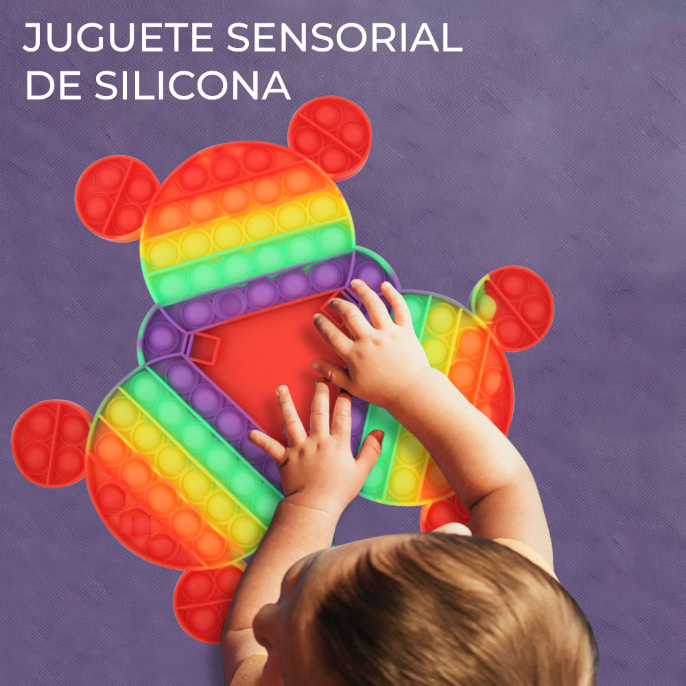 Foto 4 pulgar | Pop It de Juguete Sensorial Ele-gate Multicolor de Silicona con Dados