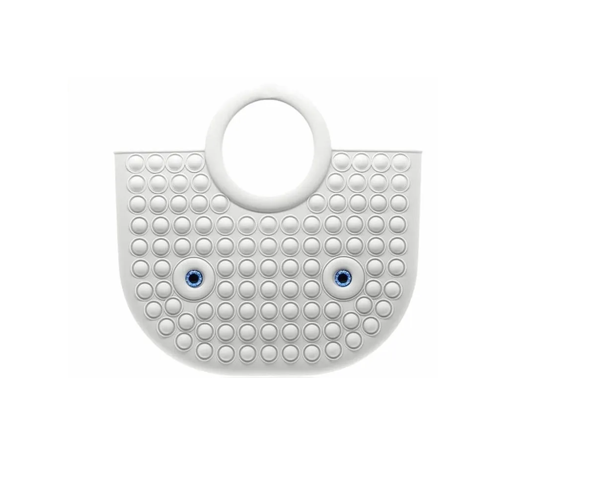 Juguete Antiestrés de Silicona Push Pop It Burbuja Malubero color Blanco