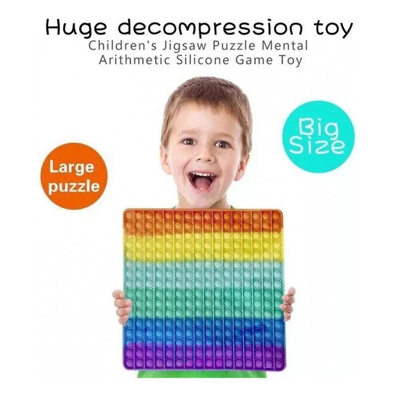 Foto 2 | Arco Para Aliviar El Estrés De Fidget Toy Giant Pop It - Venta Internacional.