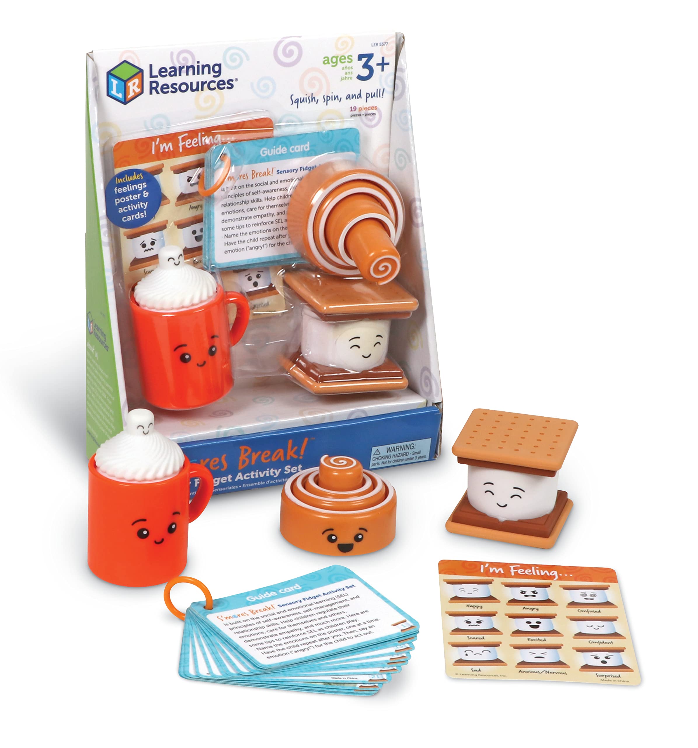 Conjunto De Actividades Sensoriales Y Inquietos, Recursos De Aprendizaje, ¡s'mores Break! - Venta Internacional.