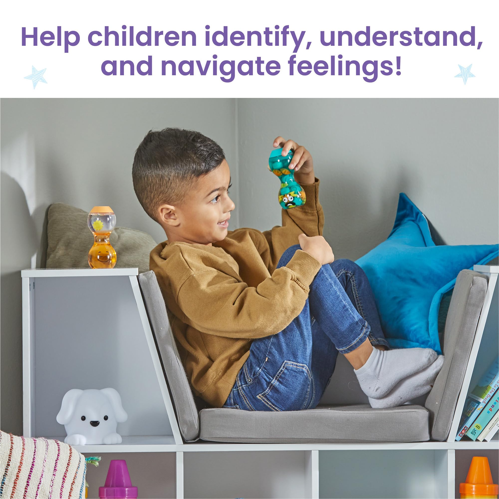 Foto 5 pulgar | Botellas Sensoriales Hand2mind Expresa Tus Sentimientos Para Niños Pequeños - Venta Internacional.
