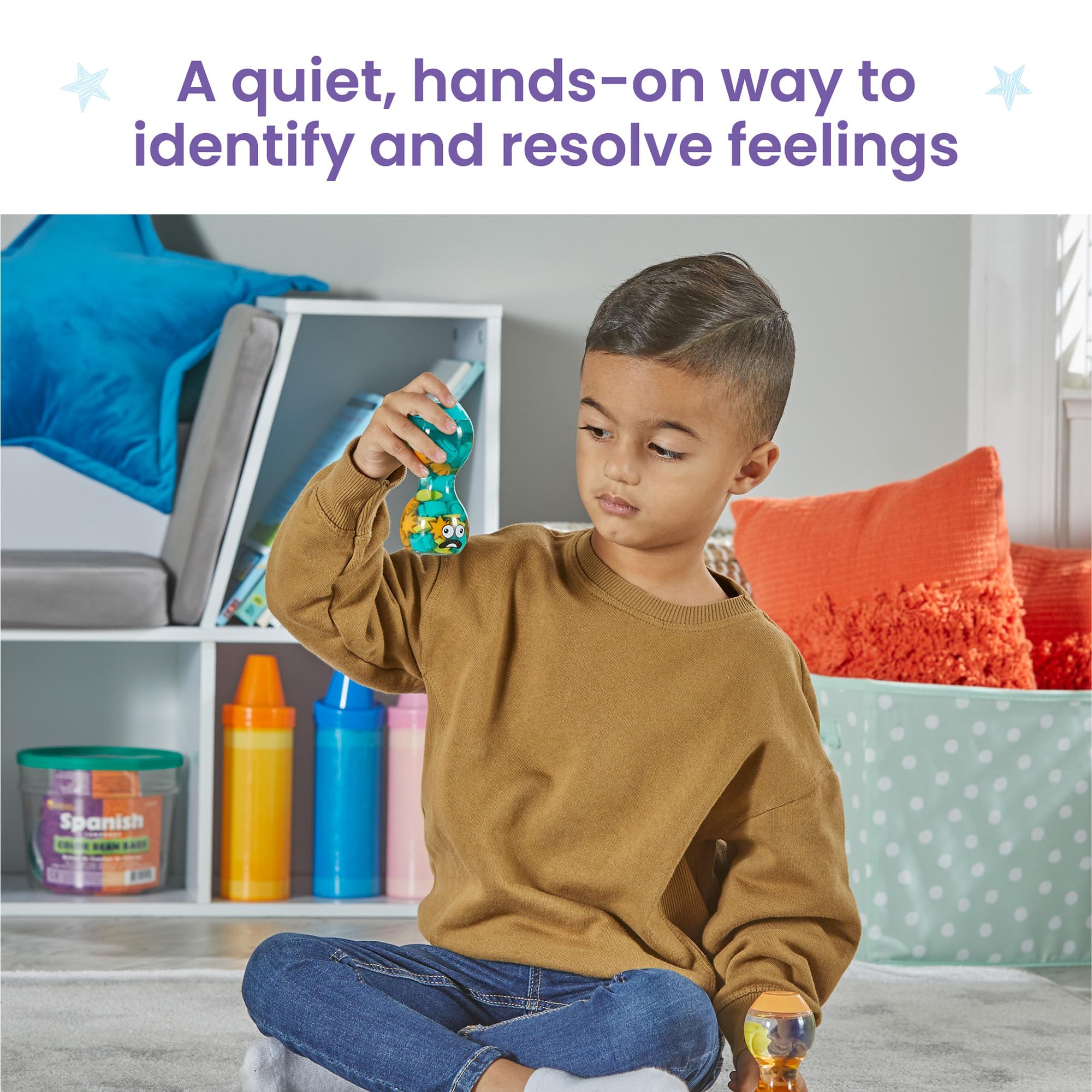 Foto 7 pulgar | Botellas Sensoriales Hand2mind Expresa Tus Sentimientos Para Niños Pequeños - Venta Internacional.