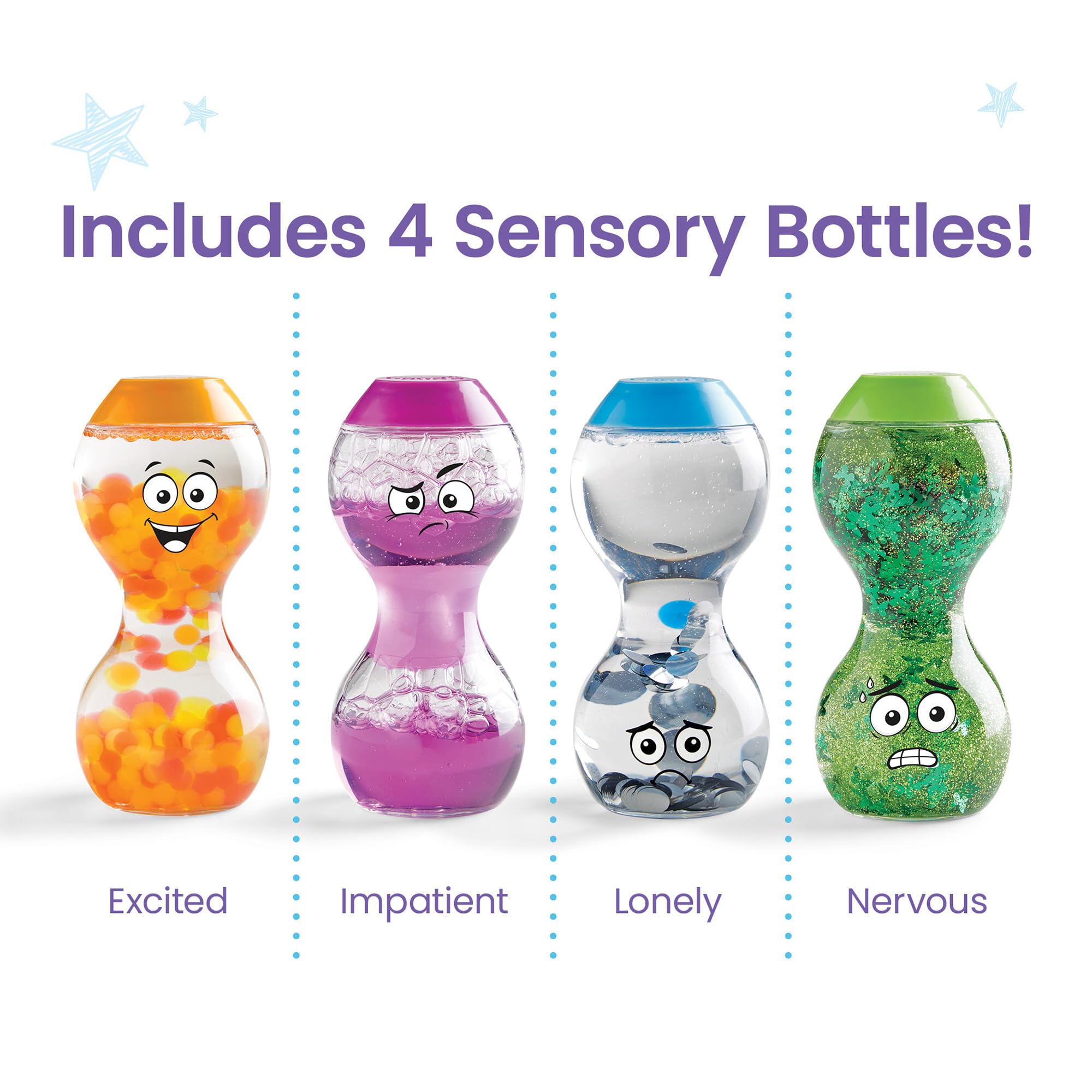 Foto 3 pulgar | Botellas Sensoriales Hand2mind Expresa Tus Sentimientos Para Niños Pequeños - Venta Internacional.