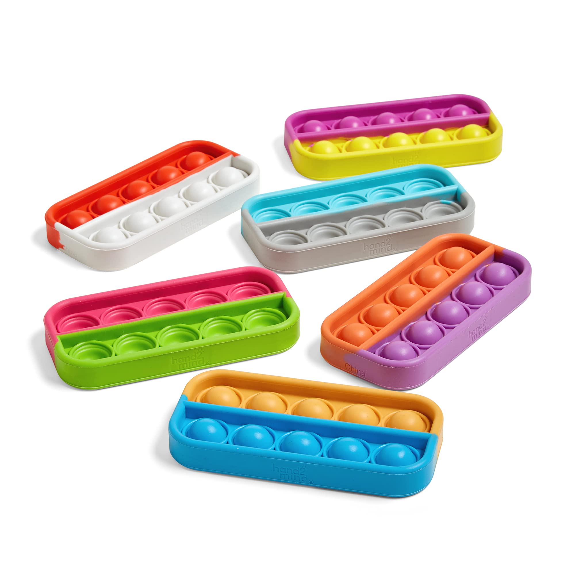 Juguete Matemático Sensorial Bubble Poppers Hand2mind De Diez Marcos Para Niños - Venta Internacional.