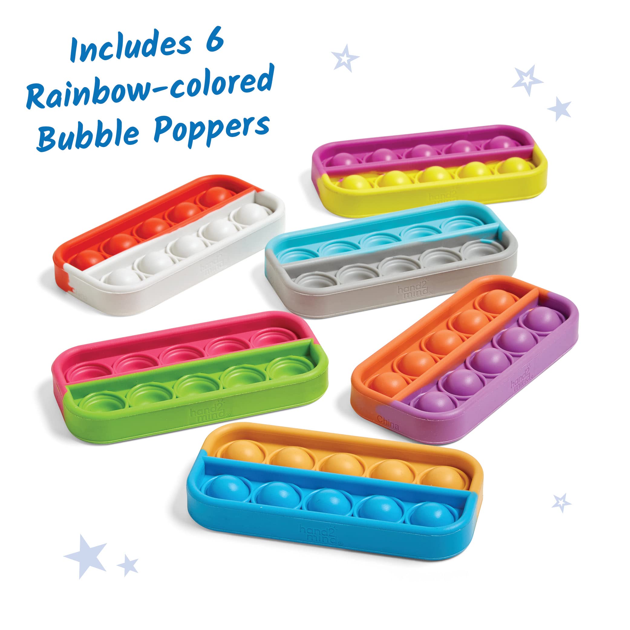Foto 3 pulgar | Juguete Matemático Sensorial Bubble Poppers Hand2mind De Diez Marcos Para Niños - Venta Internacional.