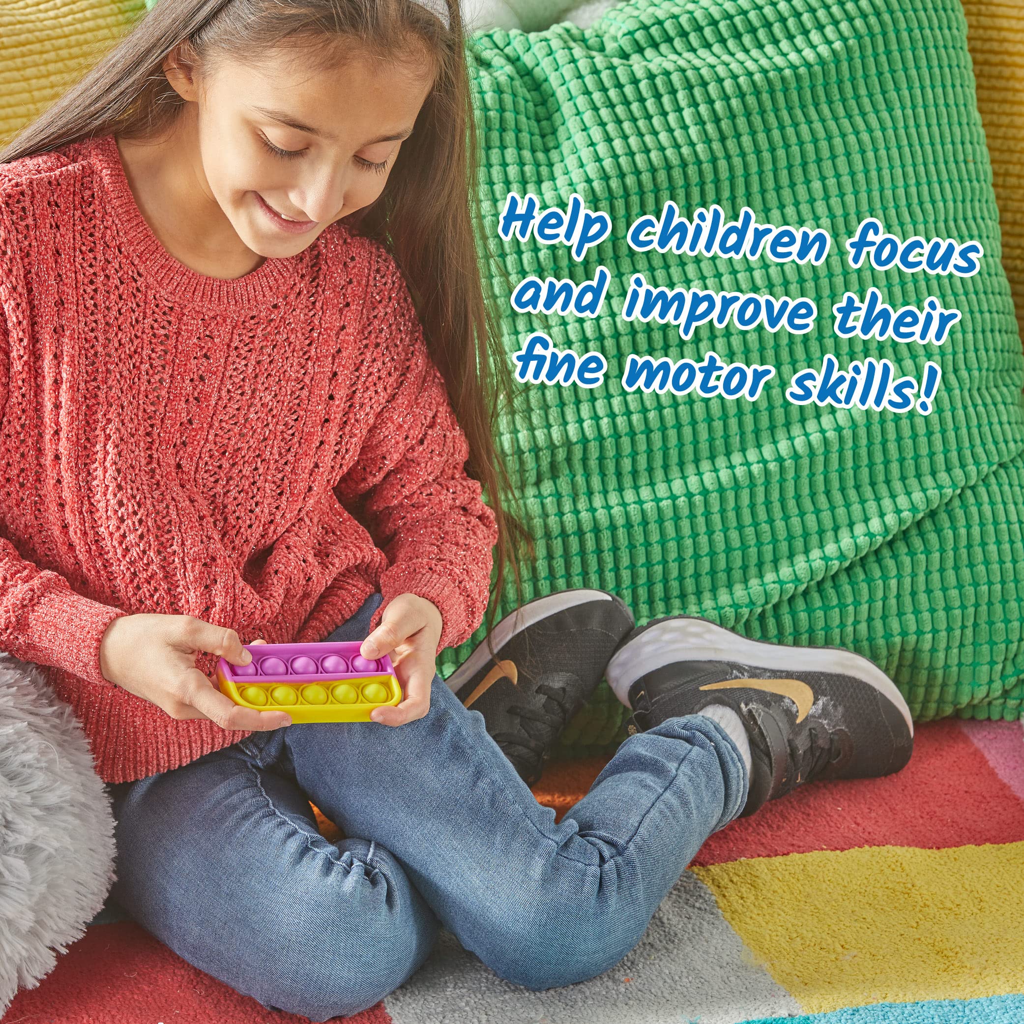 Foto 5 | Juguete Matemático Sensorial Bubble Poppers Hand2mind De Diez Marcos Para Niños - Venta Internacional.