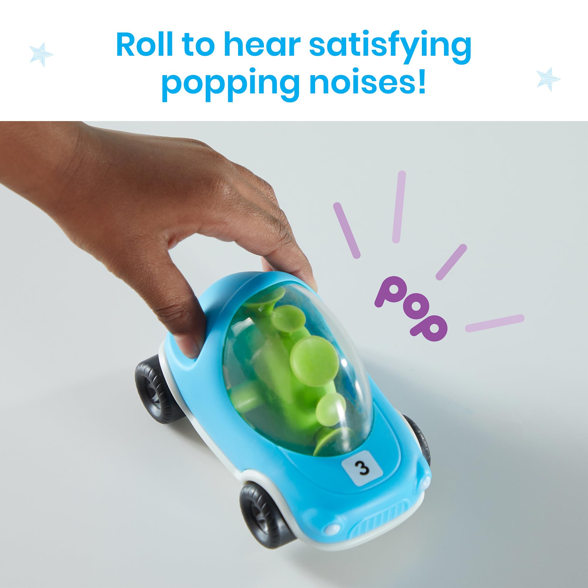 Foto 3 pulgar | Coches De Juguete Popping Fidget Cars Hand2mind Para Niños Pequeños (juego De 3) - Venta Internacional.