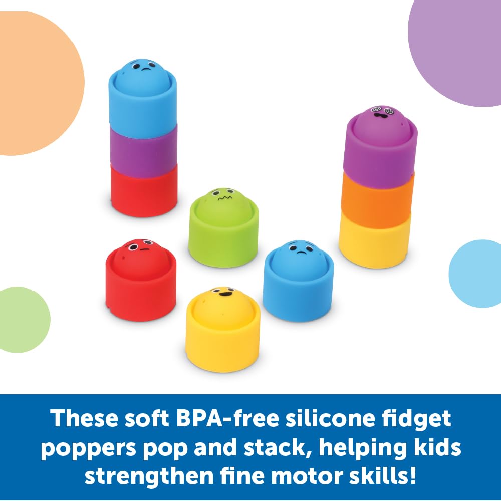 Foto 4 pulgar | Set Para El Aula Recursos De Aprendizaje Emotion Fidget Poppers - Venta Internacional.