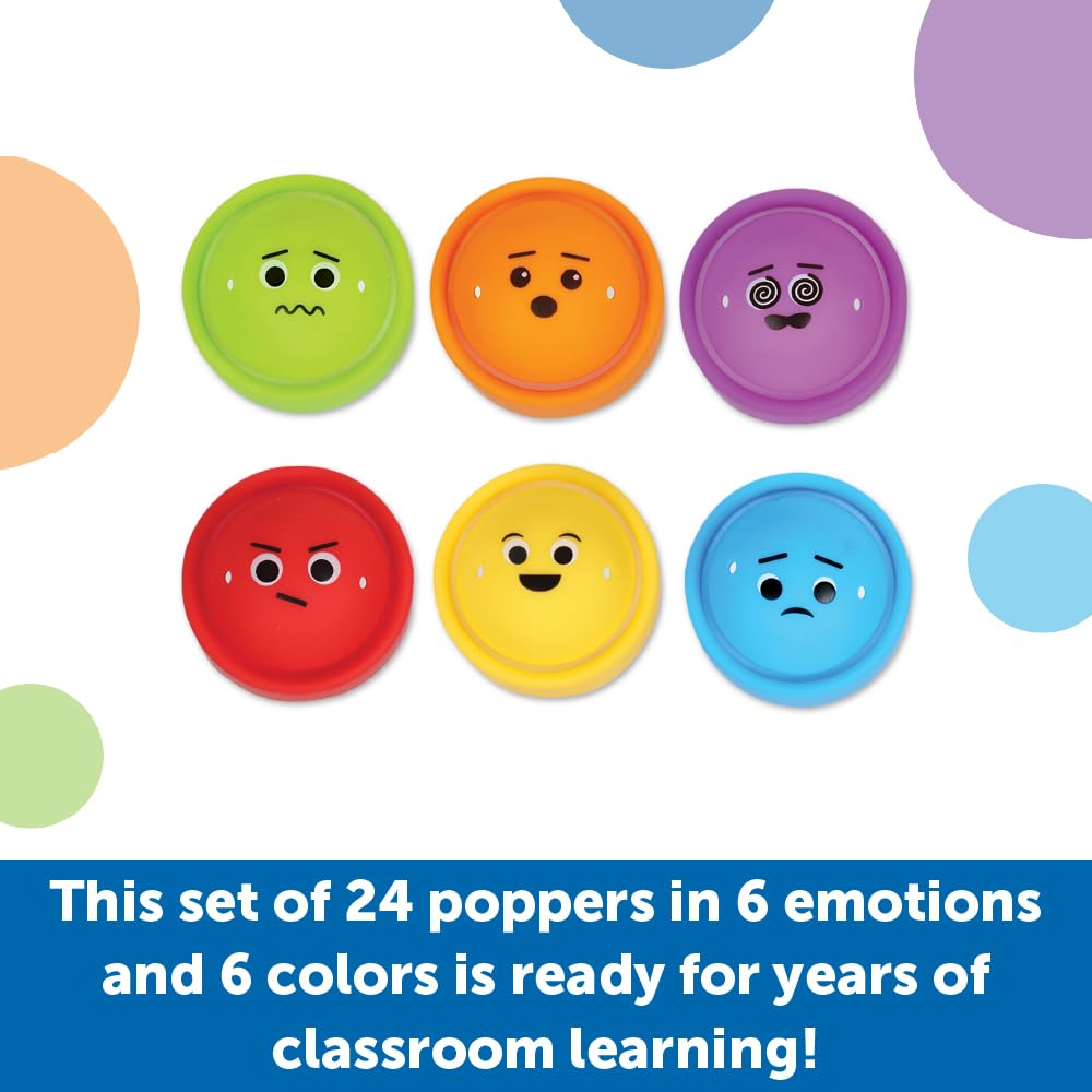Foto 5 pulgar | Set Para El Aula Recursos De Aprendizaje Emotion Fidget Poppers - Venta Internacional.