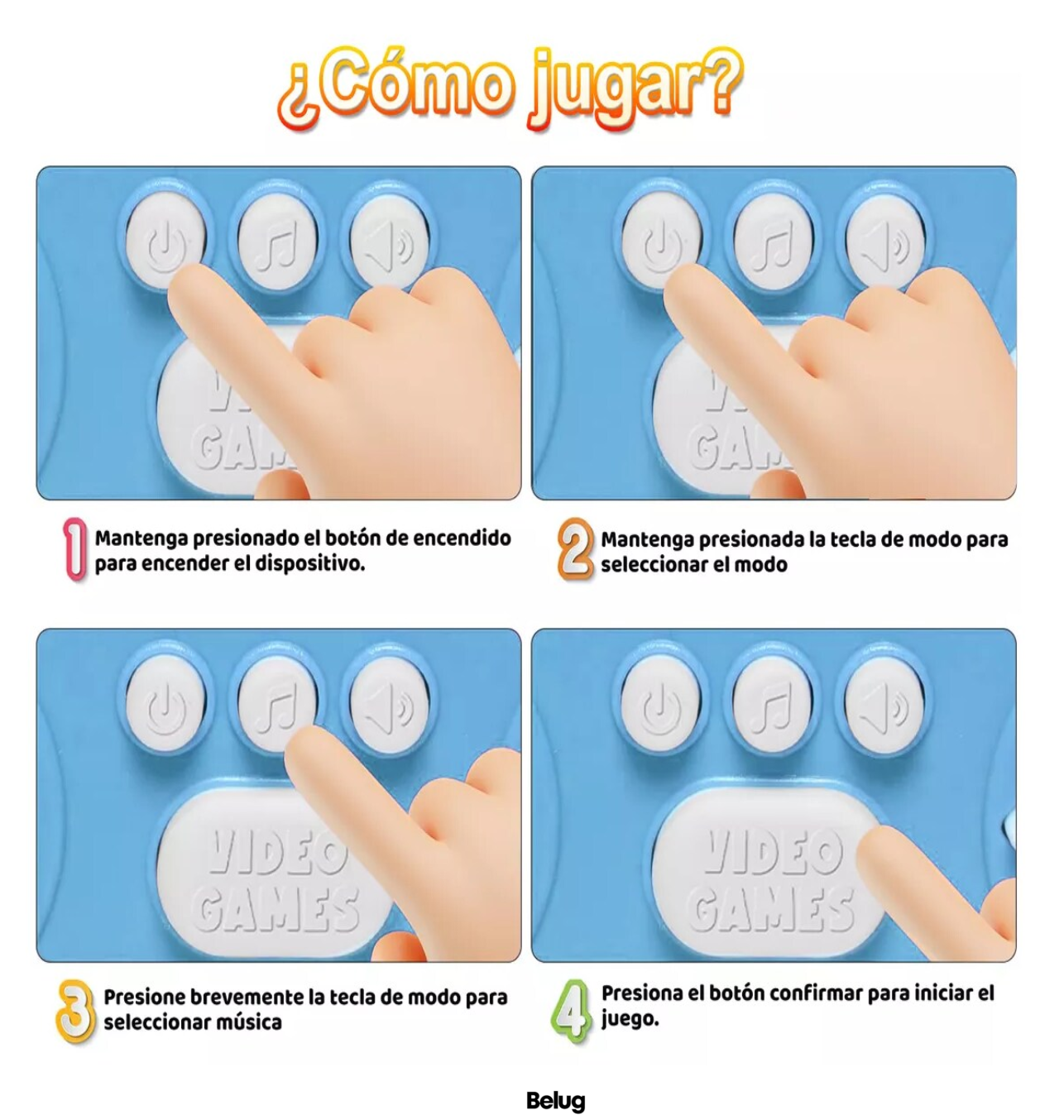 Foto 5 pulgar | Consola de Juegos Pop It Astronauta Blanco y Azul