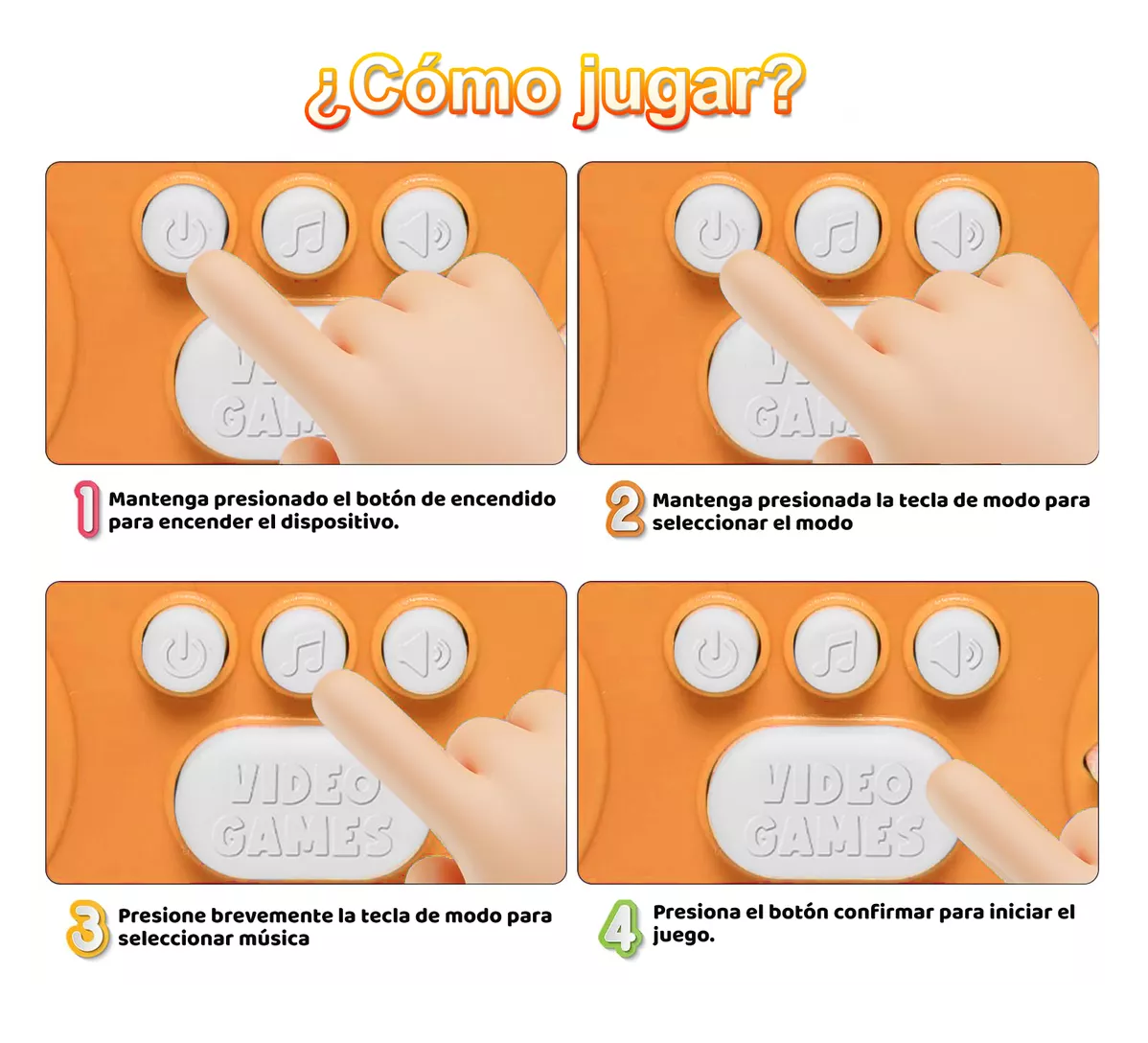 Foto 4 | Consola de Juegos Pop It Animal Dorado Oscuro Diseño de Oso
