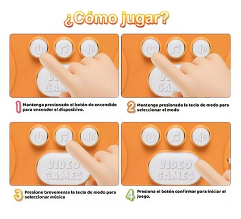 Foto 4 | Consola de Juegos Pop It Animal Dorado Oscuro Diseño de Oso