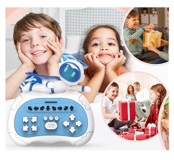 Foto 3 | Consola de Juegos Pop It Astronauta Blanco y Azul