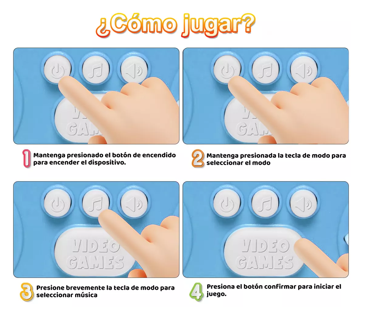 Foto 5 pulgar | Consola de Juegos Pop It Astronauta Blanco y Azul
