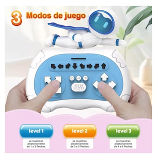 Foto 5 | Consola de Juegos Pop It Astronauta Blanco y Azul