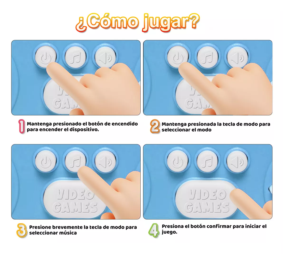Foto 3 pulgar | Consola de Juegos Pop It Fútbol Blanco y Azul