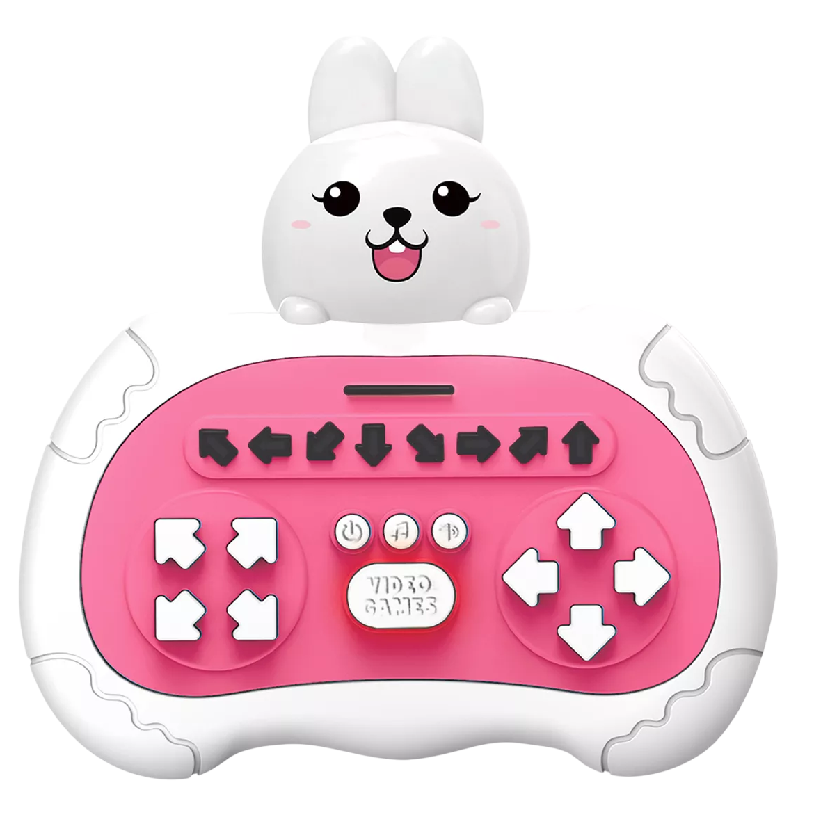 Foto 2 pulgar | Consola de Juegos Pop It Animal Diseño Conejo Blanco y Rosa