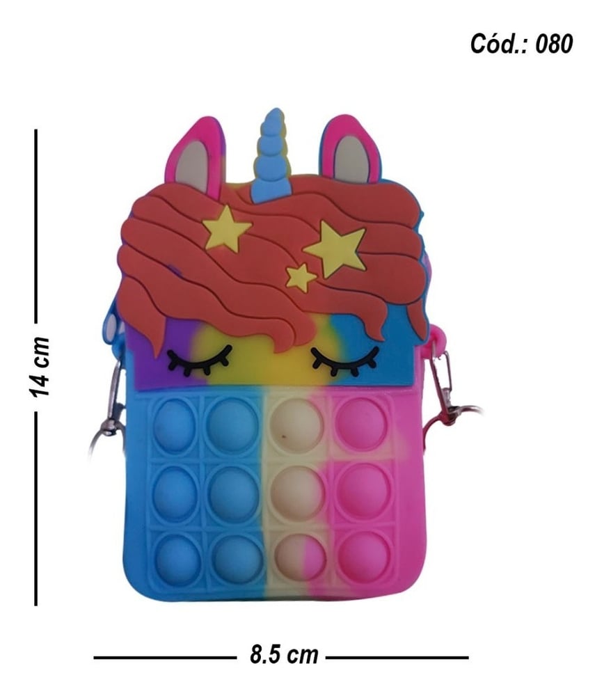 Foto 2 | Juguete Antiestrés Wallet Pop It Para Niños De 14 X 8,5 Cm - Venta Internacional.