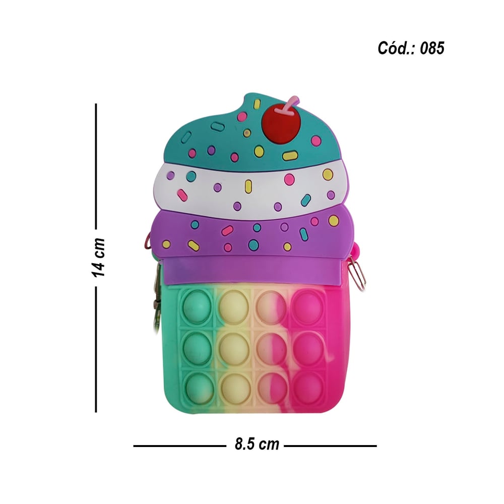 Foto 2 | Juguete Antiestrés Wallet Pop It Para Niños De 14 X 8,5 Cm - Venta Internacional.