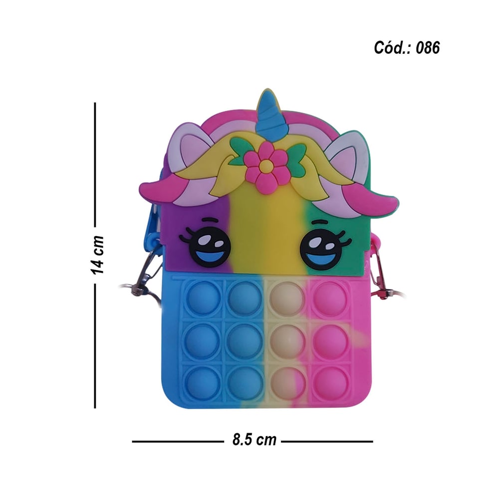 Foto 3 | Juguete Antiestrés Wallet Pop It Para Niños De 14 X 8,5 Cm - Venta Internacional.