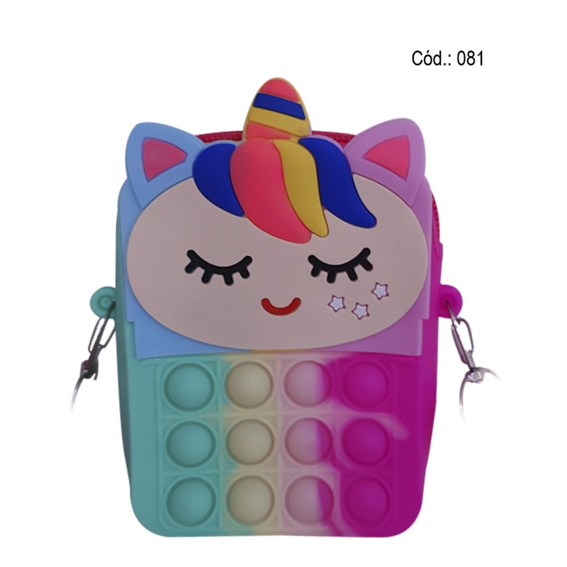 Foto 6 pulgar | Bolso Tipo Bandolera Antistress Toy Pop It de 14 X 8,5 cm - Venta Internacional
