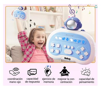 Foto 3 | Juguetes Pop It Belug Maestro Del Ritmo Para Niños Azul