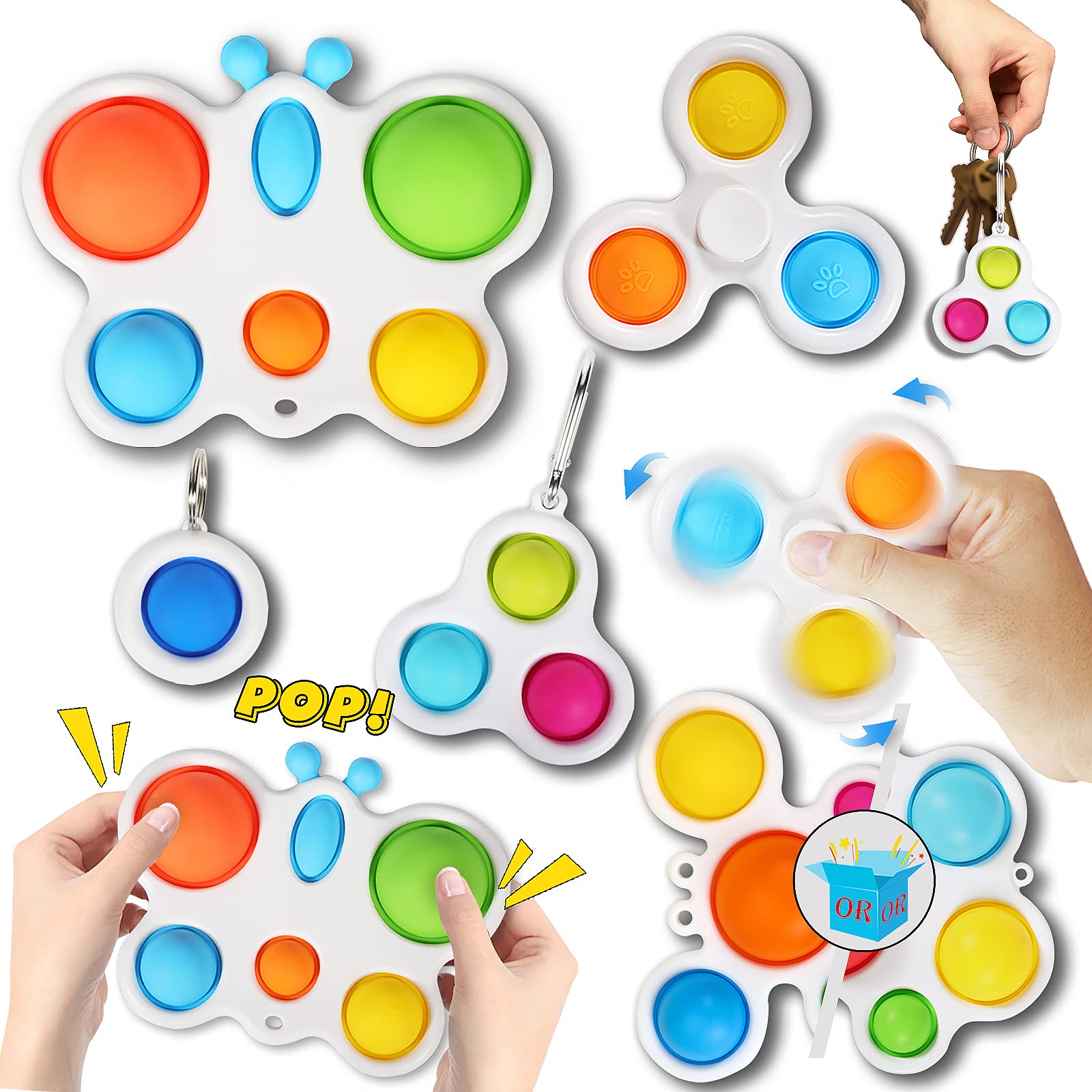 Foto 2 pulgar | Juguete De Mano Fidget Toy Arme Para Niños, 5 Unidades, Para Aliviar El Estrés - Venta Internacional.